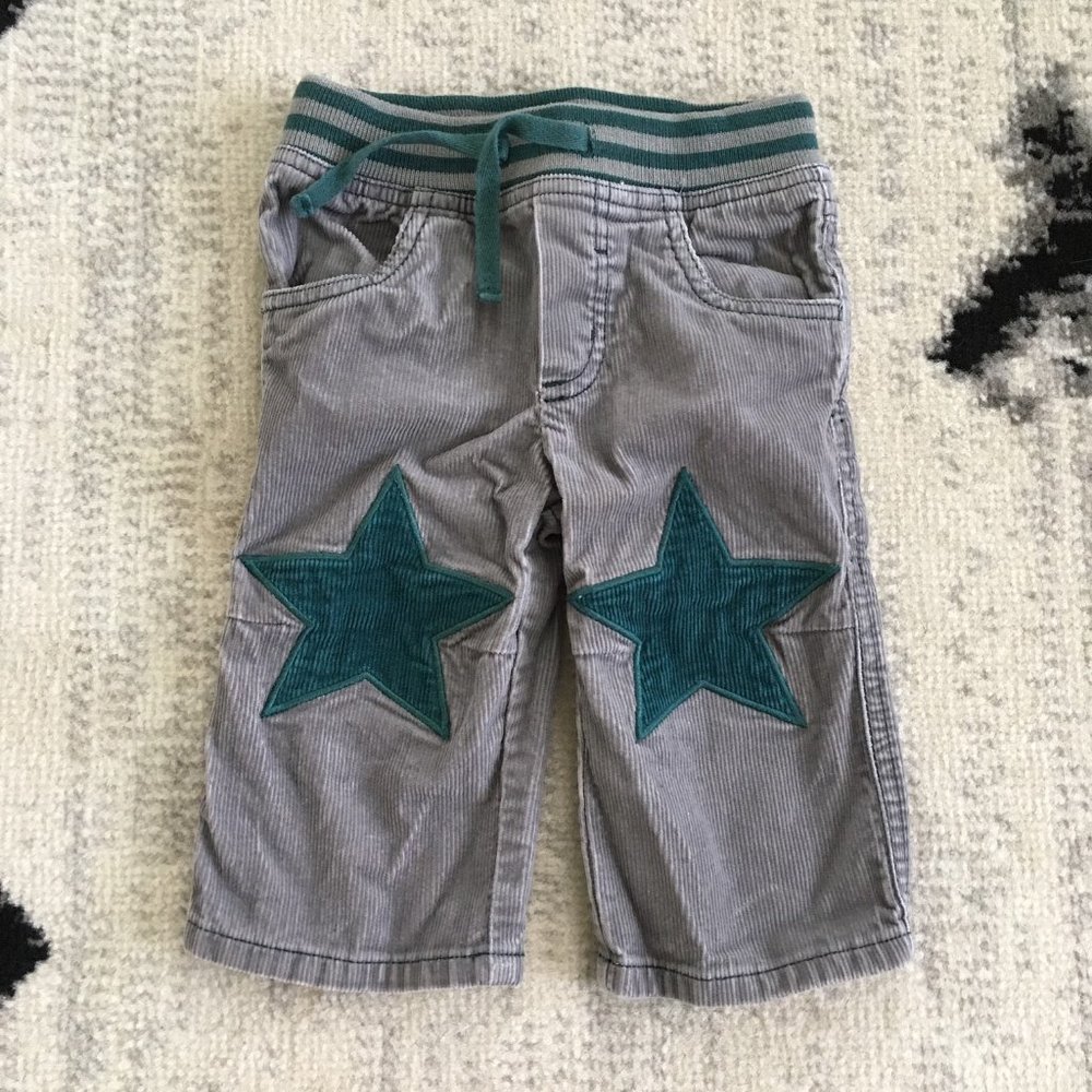 Baby Boden Corduroy Patch Pants, 6-12m